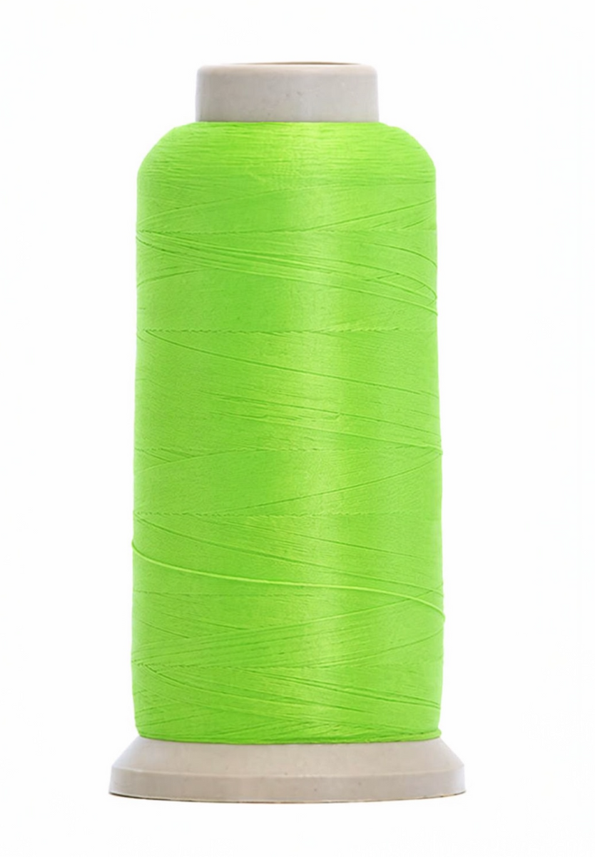 Woolly Nylon Thread T24 - 3,300 meters - Lime Green #500 – Stretchy Threads