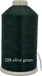 Olive Green Wooly Nylon Thread - 10,000 yds