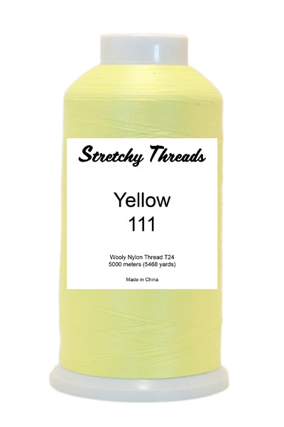 Yellow Wooly Nylon Thread – Stretchy Threads