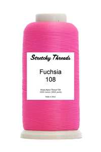 Fuchsia Wooly Nylon Thread - NEW SIZE!